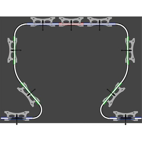 Twist Modular Display Stands - U Shape - 4m x 3m Image 2