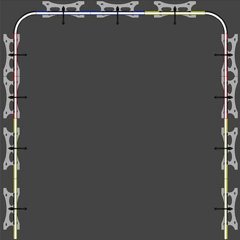 Twist Modular Display Stands - U Shape - 4m x 4m Image 4