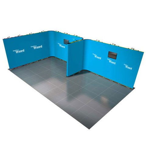 Twist Modular Display Stands - L Shape - 7m x 4m Image 1