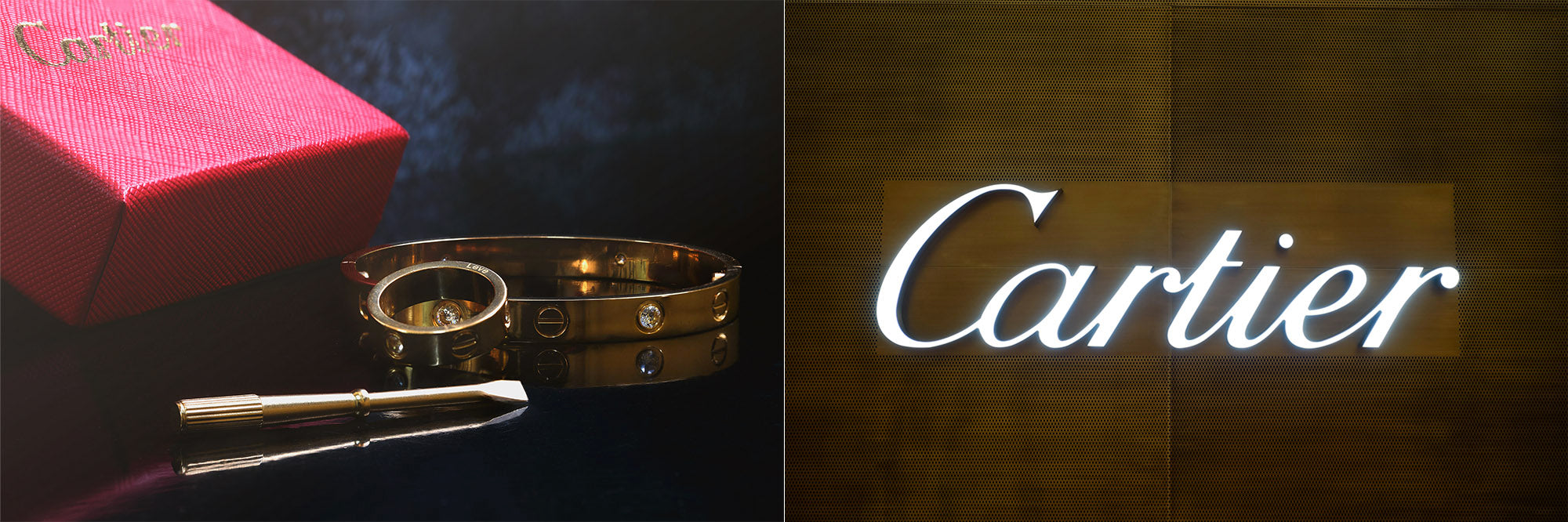 Cartier jewellery for sale at Suttons and Robertsons Jewellers