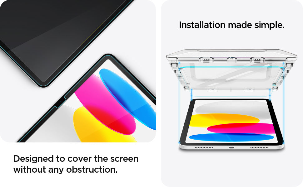 iPad 10.9" (2022) Screen Protector Glas.tR EZ Fit