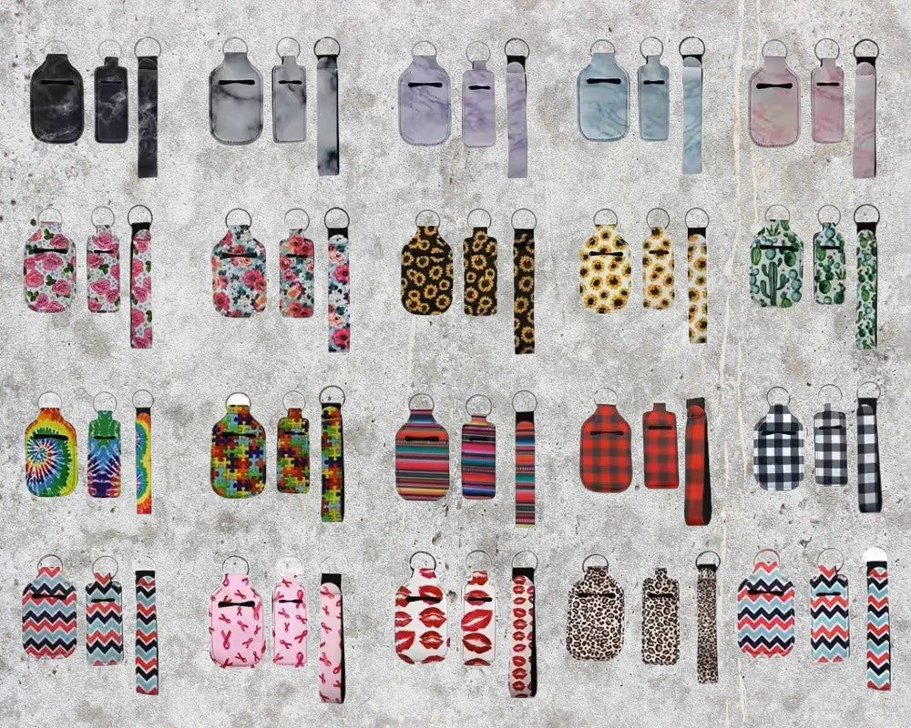 3 Piece Keychain Set - Assorted Designs Wholesale