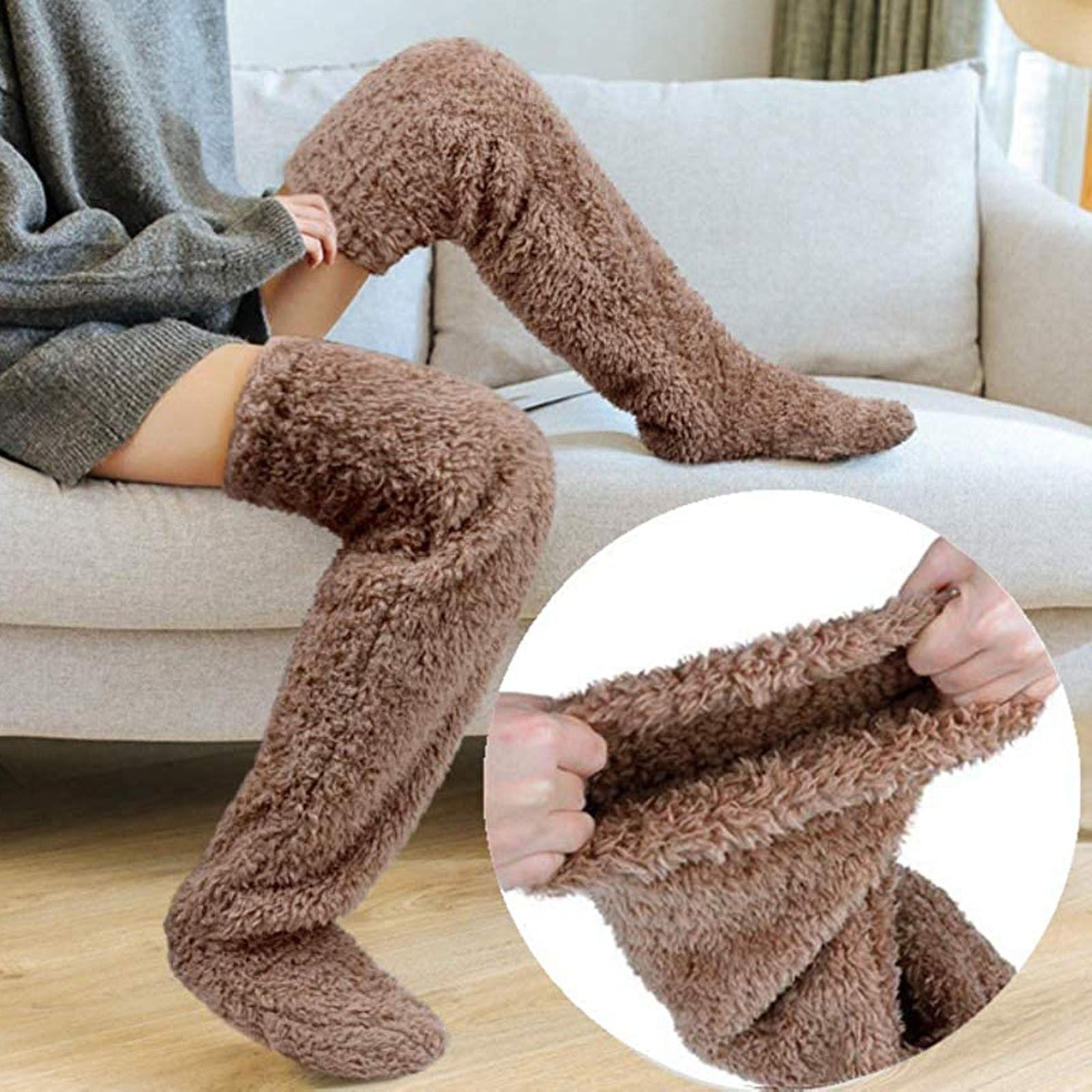 CozyWarm™ - Luxe Kniehoge Sokken - Desired Click product image