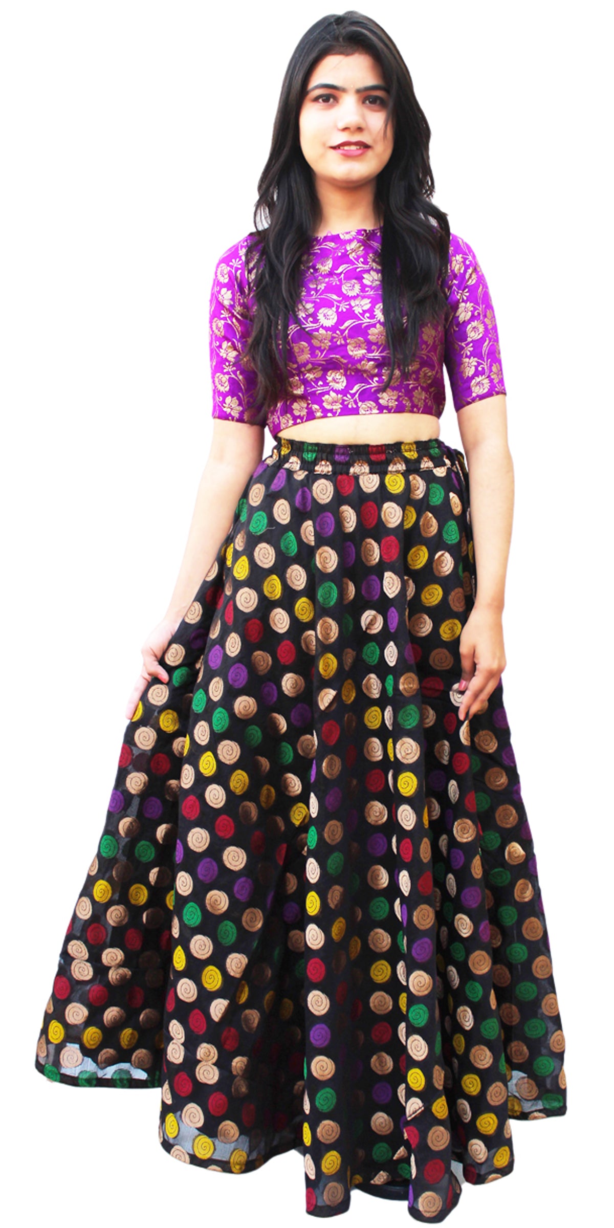 Maya triangle embellished lehenga maxi skirt in red | ASOS