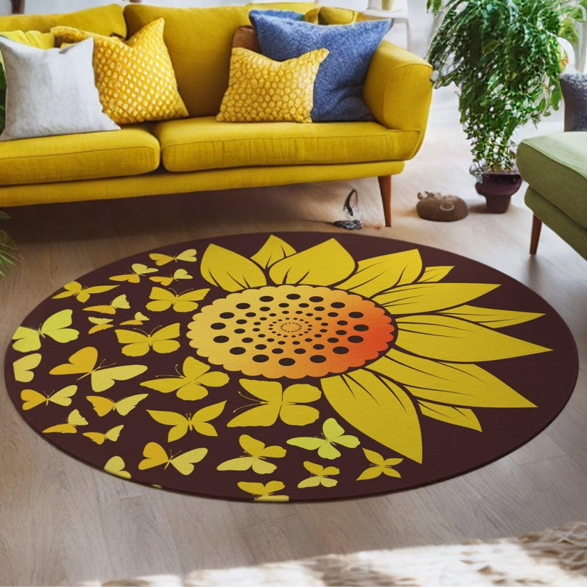 sunflower area rug