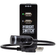 Rock Stock The Bright Switch pedal for lighting up pedal boards