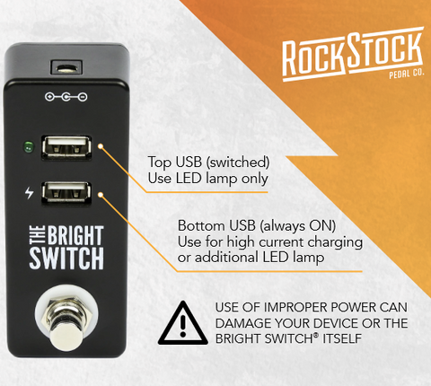 The Bright Switch by Rock Stock Pedals manual and insctructions