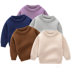 0-6Yrs Baby Boys Girls Knit Sweater Clothes 2023 New Toddler Infant - Zeal'N Life | Bringing Zeal to Your Life