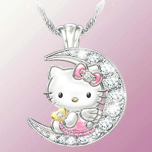 New Sanrio Hello Kitty Anime Alloy Cute Kawaii Creative Moon Style - Zeal'N Life | Bringing Zeal to Your Life