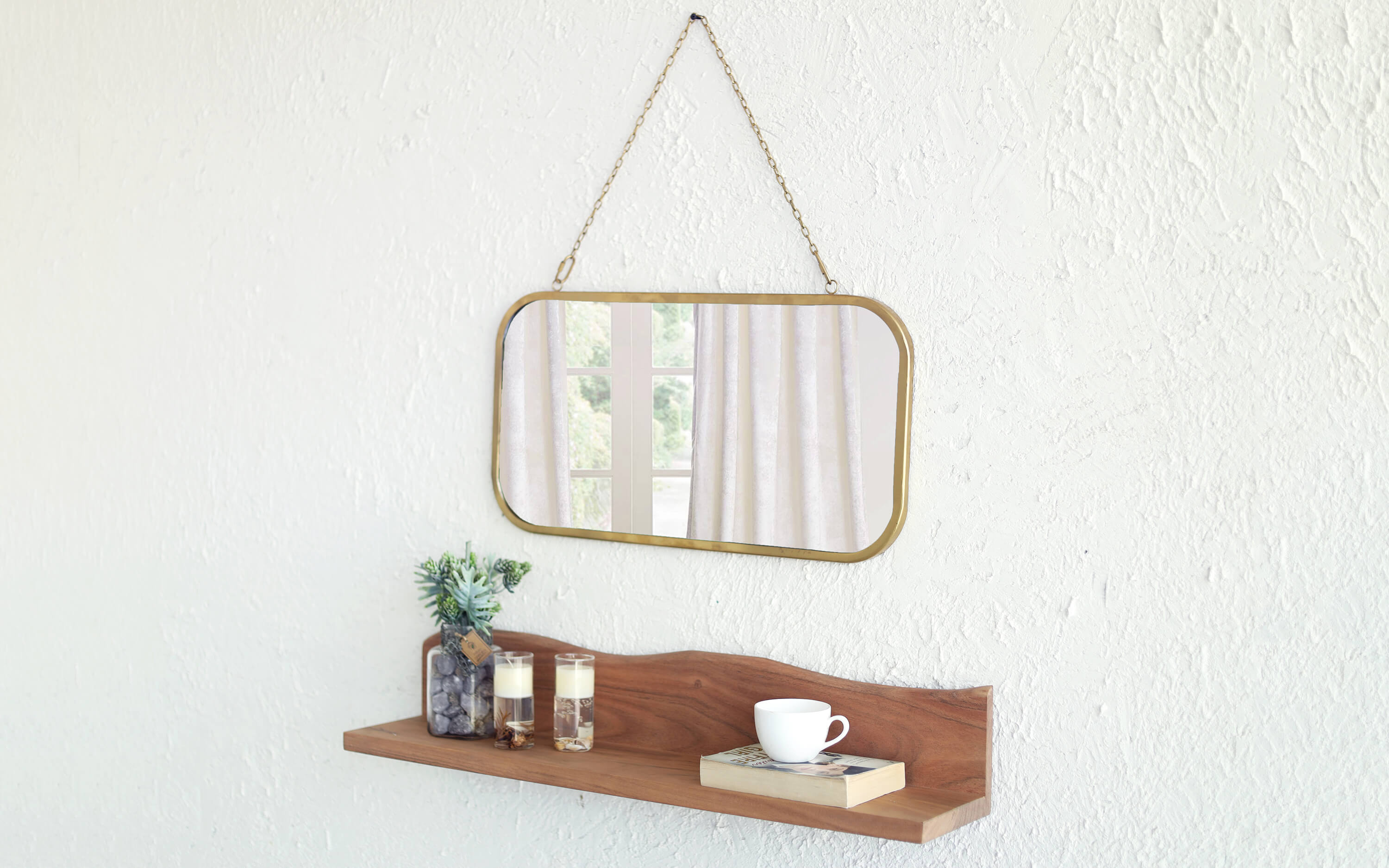 Yuva Rectangular wall hanging designer mirror