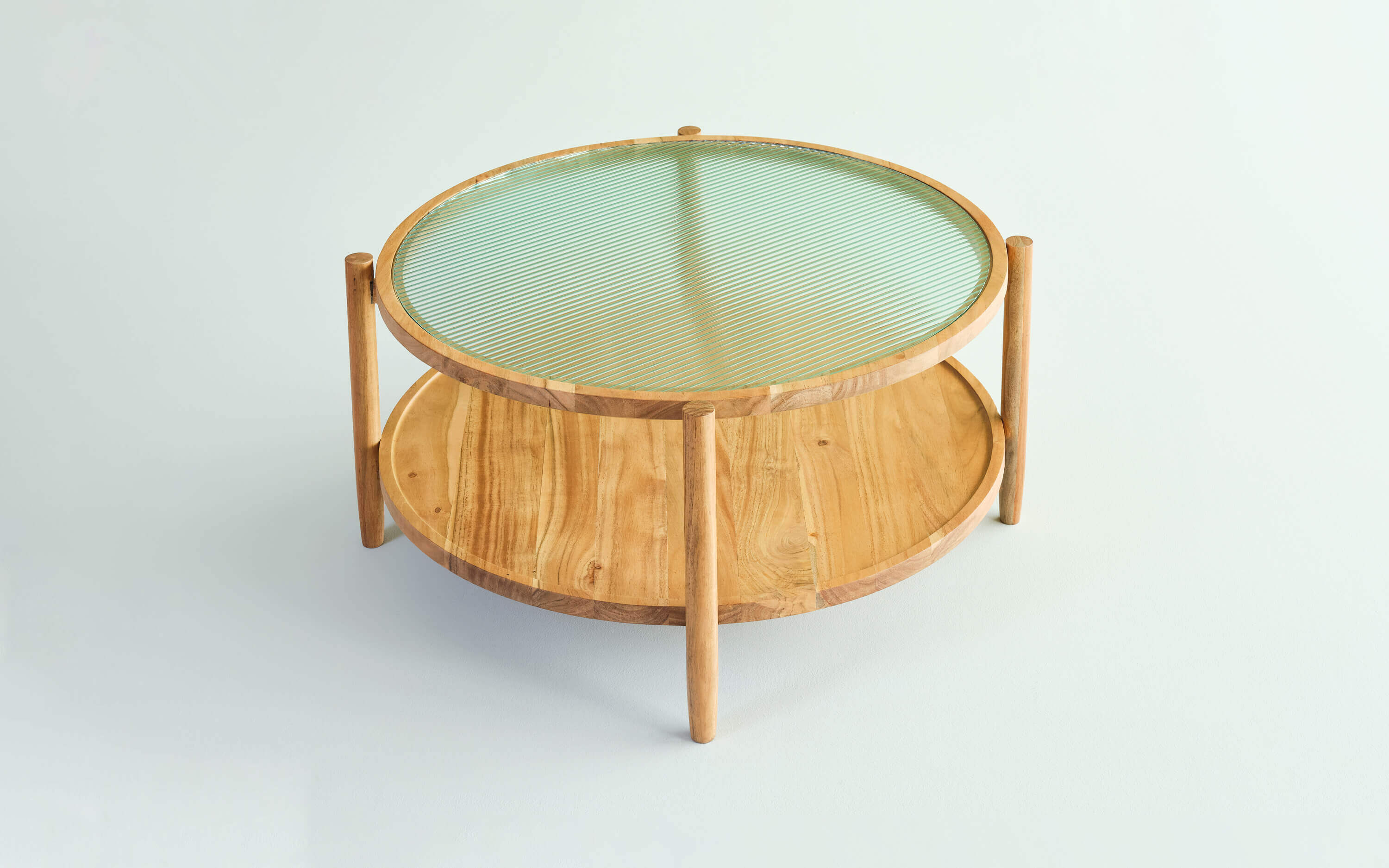 Paolo Coffee Table frosted glass top 