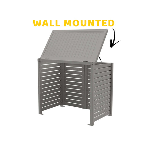 Wall mounted premium pool cover