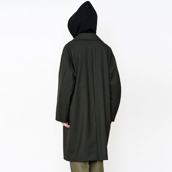 MAC COAT ORGANIC WOOL HEAVY TROPICAL