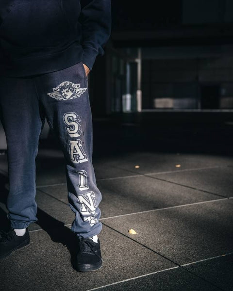 SWEAT PANTS / ANGEL / NAVY (SM-S23-0000-054) | Saint Mxxxxxx