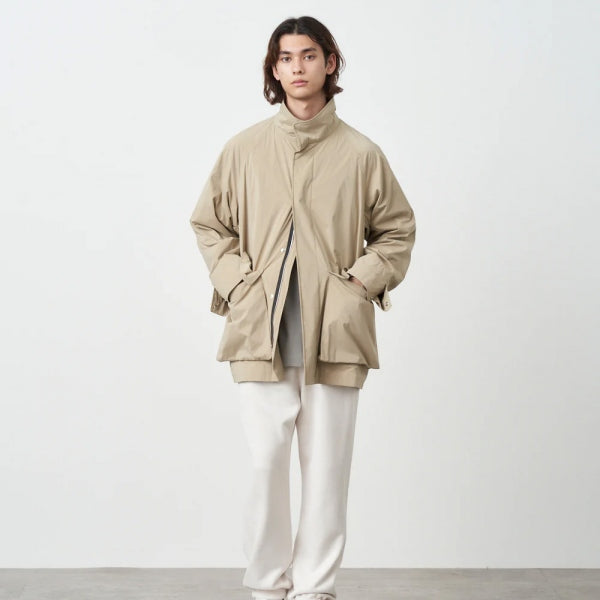 完売品】ATON ventile suede stand field coat-