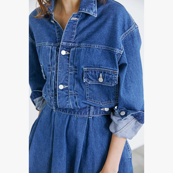 Graphpaper Belted Denim Dress 限定でセール価格とします www