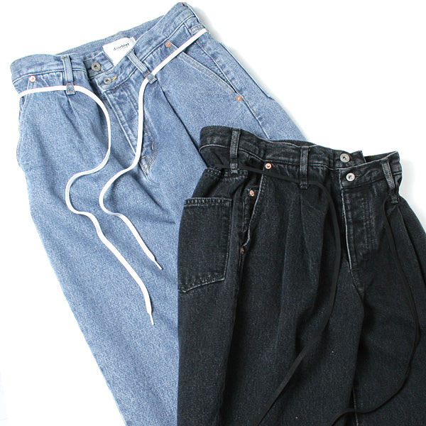 割引クーポン配布中!! doublet SILK DENIM WIDE TAPERED TROUSER