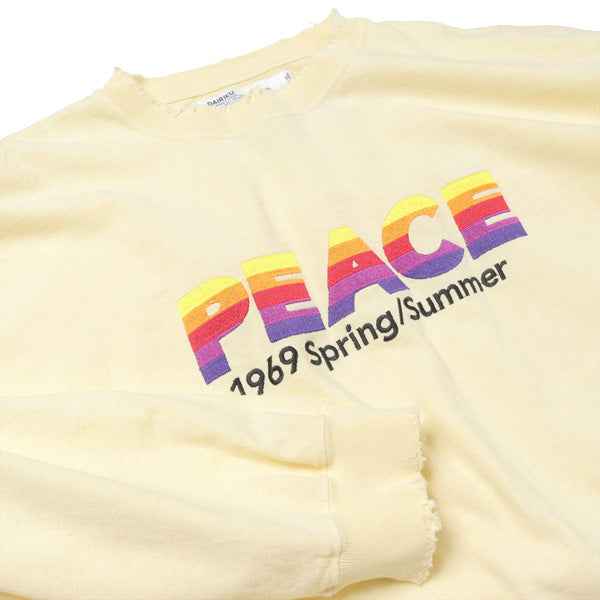 DAIRIKU PEACE Vintage Long Sleeve Tee-