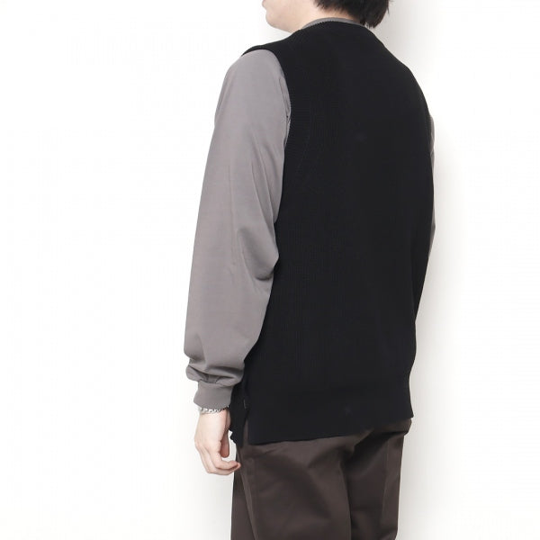 Allege 22SS Knit Vest SAX Fukase Habit 『大幅割引