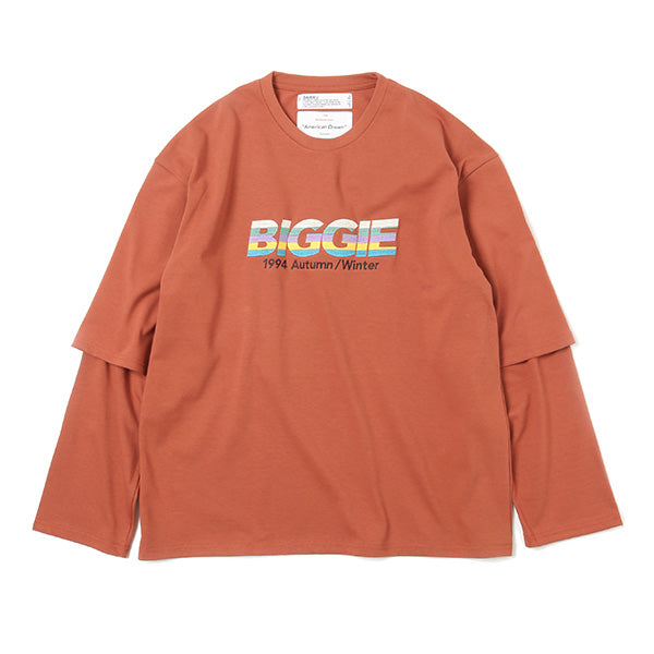 dairiku 19aw BIGGIE Layered T-shirt | angeloawards.com