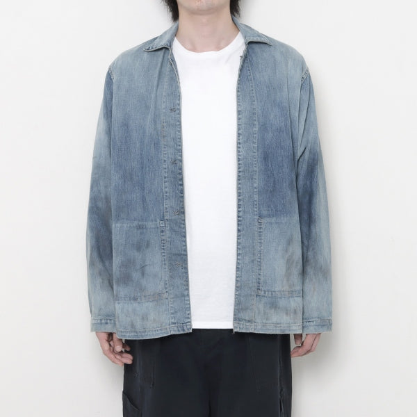 22aw a.presse US navy denim jacket 3