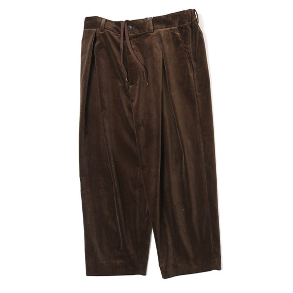 エントリー最大P14倍以上 is-ness CORDUROY TUCK PANTS - 通販