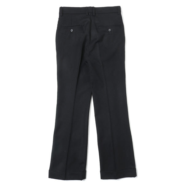 Wool Semi-flare Trousers