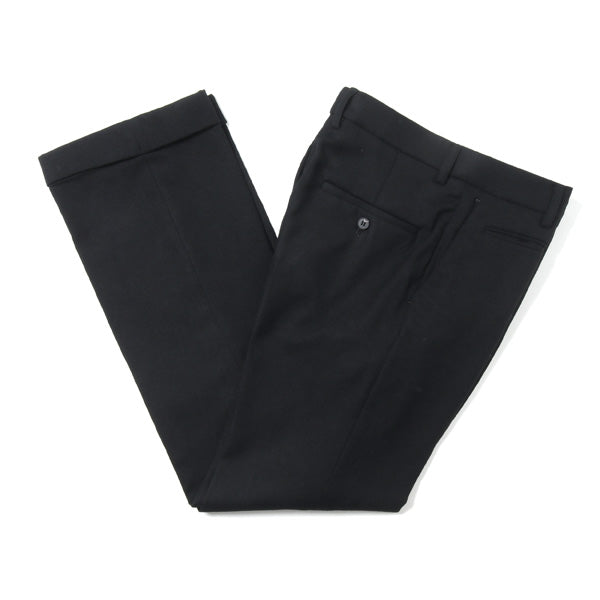 Wool Semi-flare Trousers