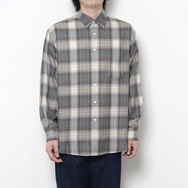 SUPER LIGHT WOOL CHECK SHIRTS 22aw オーラリー | www.fleettracktz.com