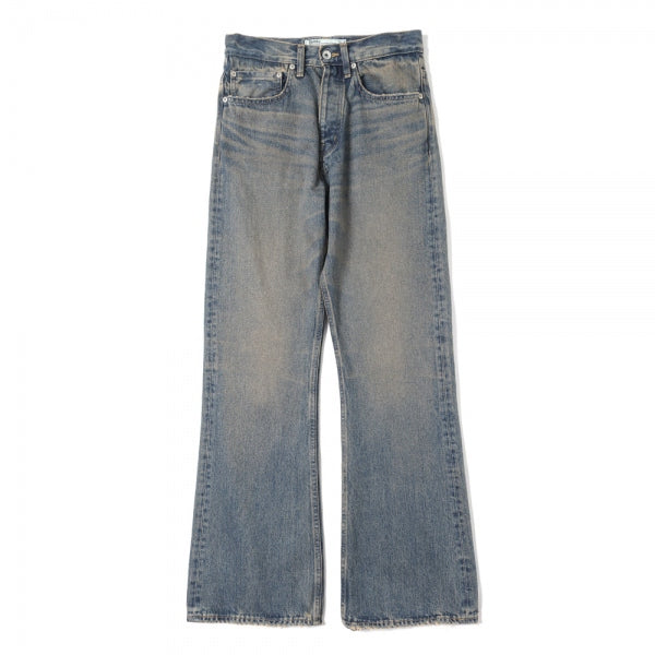 DAIRIKU Flare Mud Vintage Denim Pants-