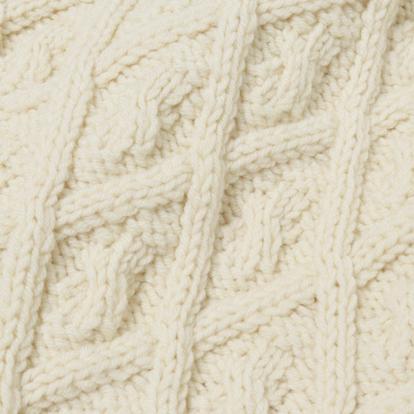 HARD TWIST MERINO ARAN KNIT P/O