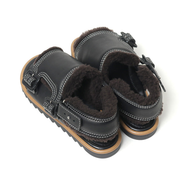 未使用 auralee mouton leather sandal-