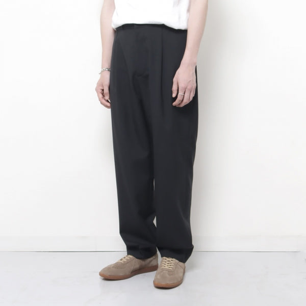 WOOL TROPICAL | TAPERED EASY PANTS