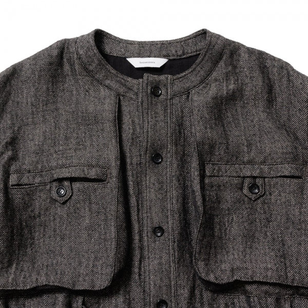 エッセンシャルコンフォート sasquatchfabrix WOOL LINEN BUSH JACKET