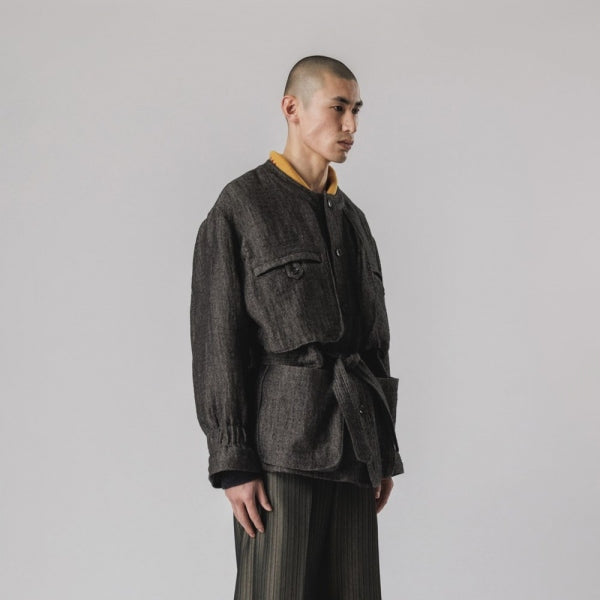 エッセンシャルコンフォート sasquatchfabrix WOOL LINEN BUSH JACKET