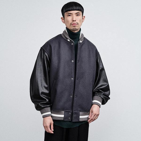 レビュー高評価の商品！ Scale Off Melton Stadium Jacket 22aw