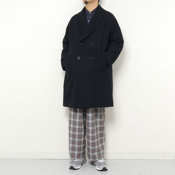 marka】FALKLAND WOOL TWEED COAT smcint.com