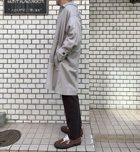 新品未使用 marka SHIRT COAT wool soft serge