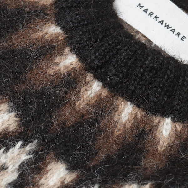 限定製作】 新品 MARKAWARE 22AW NORDIC SWEATER ALPACA educacao