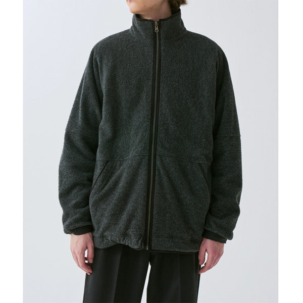 Wool 100% Fleece Nylon Reverse Blouson