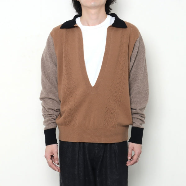 新品未使用 Ernie Palo V neck Cardigan Black restaurantecomeketo.com