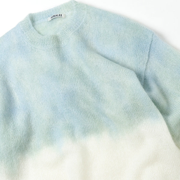 のサイズ】 UNUSED - AURALEE SUPER KID MOHAIR TIEDYE KNITの通販 by