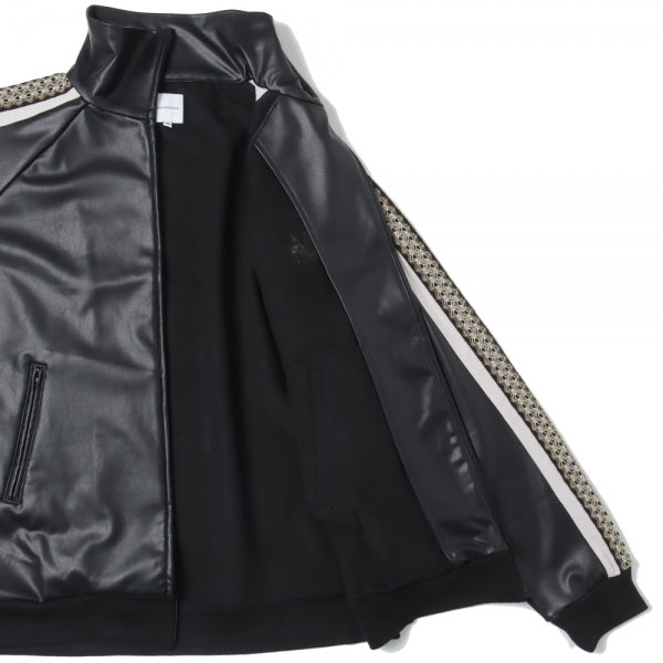 お気にいる kinema synthetic - leather jacket track jacket ...