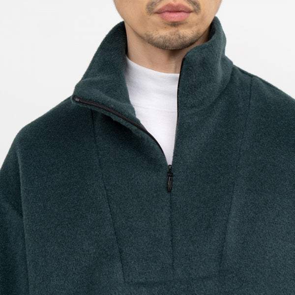 Wool Alpaca Boa Anorak Blouson