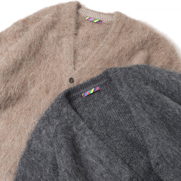 未使用 Brushed alpacas cardigan アルパカカーディガン-