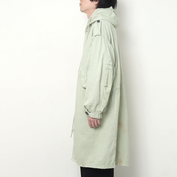 DAIRIKU 'Jimmy' Washed Mods Coat ミント カーキ-