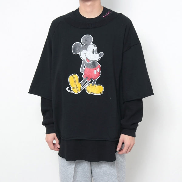 MICKEY LAYERD LONG SLEEVE TEE (MIMI-TEE-U12) | FACETASM