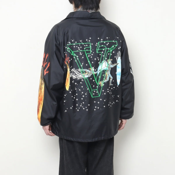 SAINT Mxxxxxx VLONE COACH JKT SKULL-