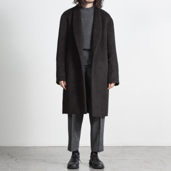 MINIMALIST COAT NATURAL ALPACA W-CLOTH