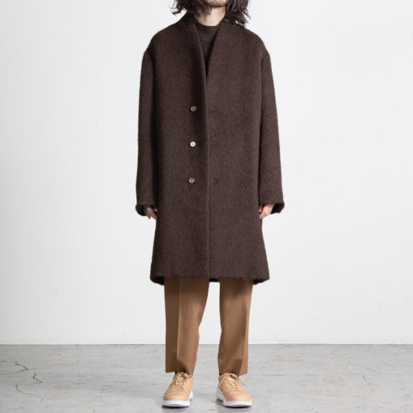 MINIMALIST COAT NATURAL ALPACA W-CLOTH